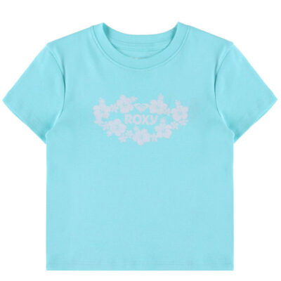 Roxy T-Shirt - Cropped - Baby One More Time - Turkis