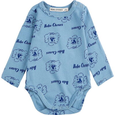 Bobo Choses Body l/� - Pickle The Dog - Light Blue