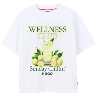 HUGO T-shirt - Hvid m. Print