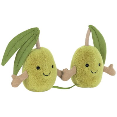 Jellycat Bamse - 14x18 cm - Amuseables Pair of Olives