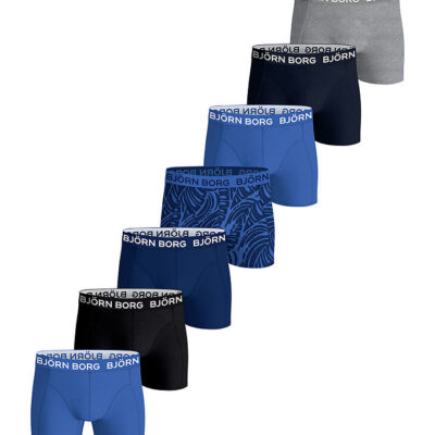 Björn Borg Boxershorts - 7-pak - Blå/Sort
