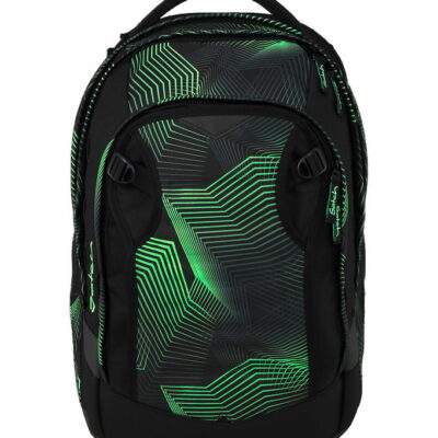 Satch Skoletaske - Match Plus - Seismic Green
