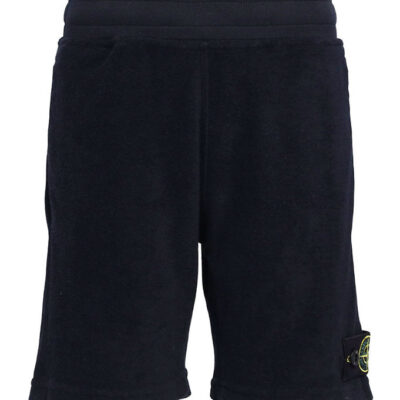 Stone Island Shorts - Frotté - Navy Blue