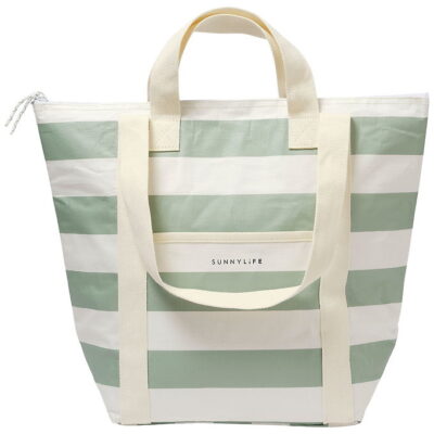 SunnyLife Køletaske - 23 L - La Palma Sage Stripe