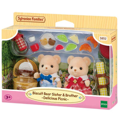 Sylvanian Families - Biscuit Bear Sister & Brother - 5852
