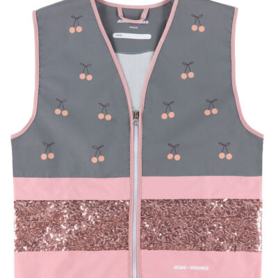 Jeune Premier Refleksvest - 6-9 år - Cherry Pompon