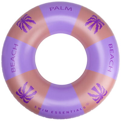 Swim Essentials Badering - Palm Trees - 120 cm - Lilla/Orange