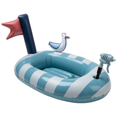 Swim Essentials Oppustelig Båd - 100x70 cm - White Seagull