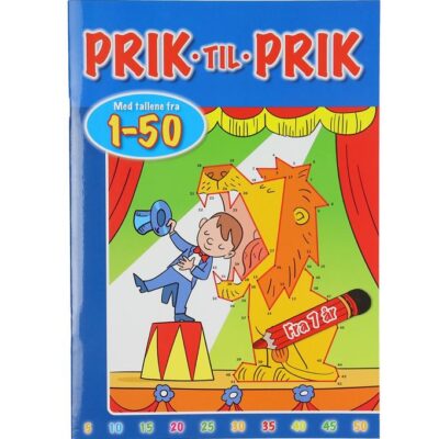 Bog - Prik til prik: 1-50 - Fra 6 år