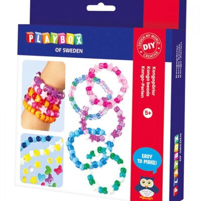 Playbox Perlesæt - 400 stk. - Kongo Beads