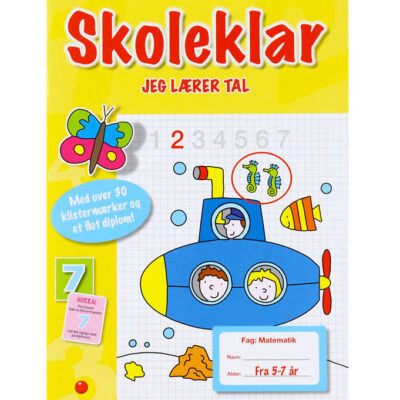 Forlaget Bolden Aktivitetsbog - Jeg Lærer Tal - Dansk