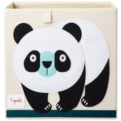 3 Sprouts Opbevaringskasse - 33x33x33 cm - Panda