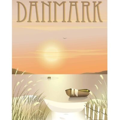 Vissevasse Plakat - 30x40 - Danmark - Klitterne