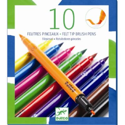 Djeco Tuscher - 2-i-1 - 10 stk. - Multifarvet