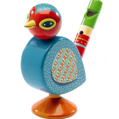 Djeco Fløjte - 11 cm - Træ - Fugl