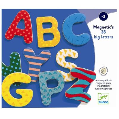 Djeco Magneter - 38 stk. - Store Bogstaver