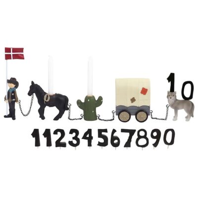 Kids by Friis Fødselsdagstog - Cowboy m. 11 Tal