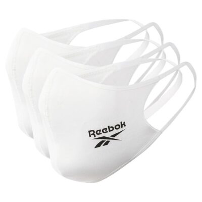 Reebok Mundbind - Small - 3-pak - Hvid