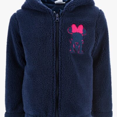 Disney Minnie Mouse Zip Hoodie, Blå, 128-134