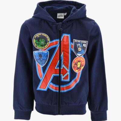 Marvel Avengers Zip Hoodie, Navy, 140-146