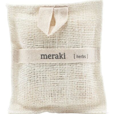 Meraki - Bath mitt - Herbs - 13 cm x 15.5 cm x 3 cm