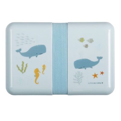 A Little Lovely Company Madkasse - Ocean - 1,29 L - Blå