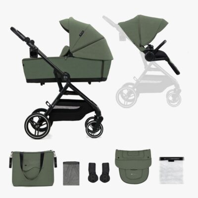 Kinderkraft YOXI 2-in-1 Duovogn, Mystic Green