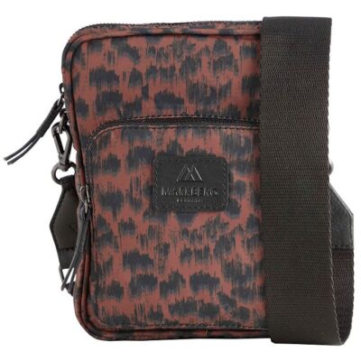 Markberg Skuldertaske - Bexley - Recycled - Orange Animal Army/S