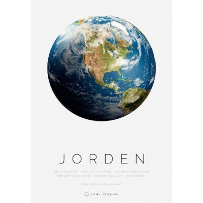 Citatplakat Plakat - A3 - Jorden