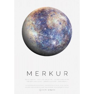 Citatplakat Plakat - B2 - Merkur