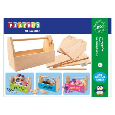 Playbox Byg-selv kasse - Træ