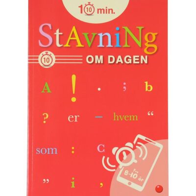 Forlaget Bolden Aktivitetsbog - 10 Minutter Stavning Om Dagen