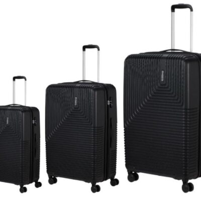 American Tourister (by Samsonite) - Niteline Suitcases - 3 pcs - Midnight Black