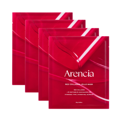 Arena - Red Collagen Jello Mask - Red - 4 pcs.