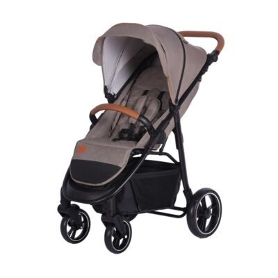 Babytrold - Malaga Klapvogn - Sand - 87 x 43 x 58 cm