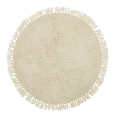 Bloomingville - Lenea Uld tæppe - D110 cm