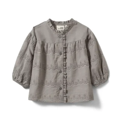 Aylin Bluse - Stone Grey - 98