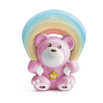 Chicco - Rainbow Bear Lyserød