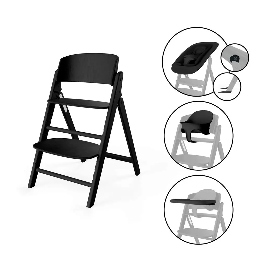 Cybex Højstol m. Gold Skråstol - Click & Fold - 4-i-1 - Stunning