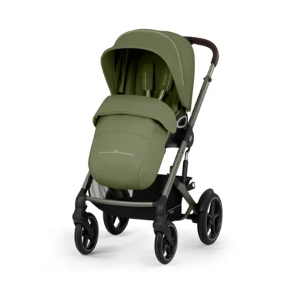 Cybex TALOS S Lux Duovogn inkl. Axkid GOKID Autostol Baby &  Base, Moss Green