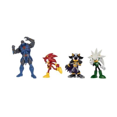 DC x Sonic the Hedgehog - Figur 5” Power vs Speed 4-pakke