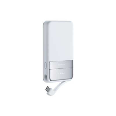 EcoFlow Rapid Magnetisk Powerbank 5.000 mAh – Lyseblå – Hurtig Opladning & Elegant Design