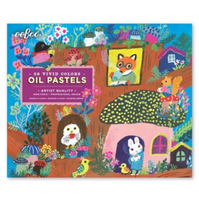 Eeboo - Oliepastel 36 stk - Yumi's Mushroom House