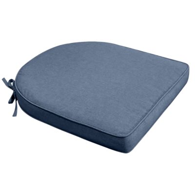 Siddehynde til havestol - Mørkeblå havehynde med 6 cm skum - Måler 48x49 cm - UV-resistent udendørs hynde - Nordstrand Home sædehynde