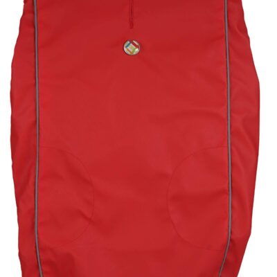Go Fresh - Vendbar hunde regnjakke Rød Xs 29Cm