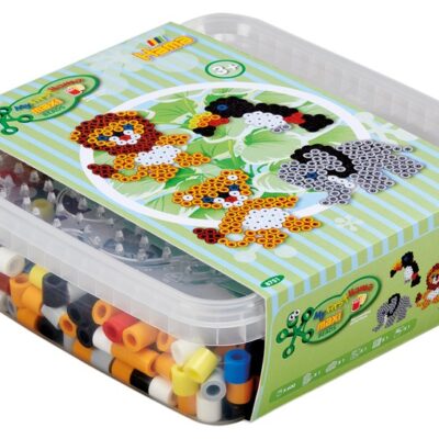 Hama - Maxi - 600 perler & 1 stiftbræt i æske