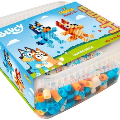 Hama - Maxi Bøtte Perler+Plade, Bluey
