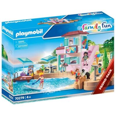 Iskiosk ved havnen - PL70279 - PLAYMOBIL Family Fun