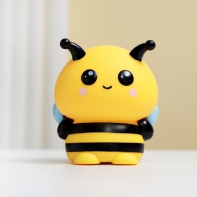 iTotal - Silikone Natlampe - Bee - 13.2 x 10 x 16 cm