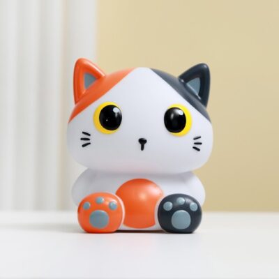 iTotal - Silikone natlampe - Orange Kat